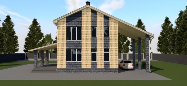 Вилла в итальянском стиле