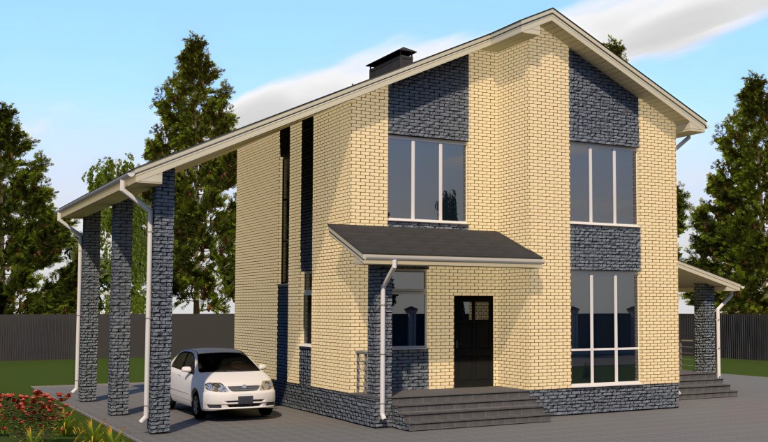 Вилла в итальянском стиле