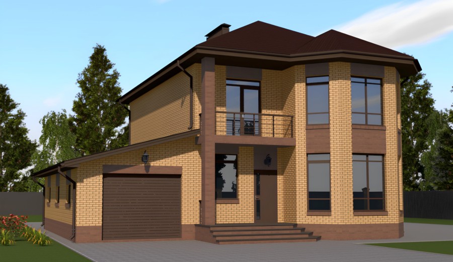 Дом 150 м² + гараж